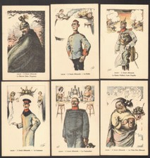 Zislin. L'Armée Allemande. Série complète de 10 cartes postales. Vers 1916