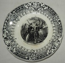 Assiette prlante CREIL ET
