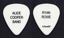Alice Cooper Ryan Roxie White Plectre De Guitare - Tournée 2016