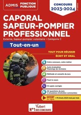  Caporal Sapeur-Pompier Professionnel - Externe, Sapeur-Pomper Volontaire