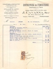 1926 ENTREPRISE DE FUMISTERIE