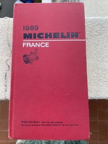 Guide michelin année 1989 - guide,
