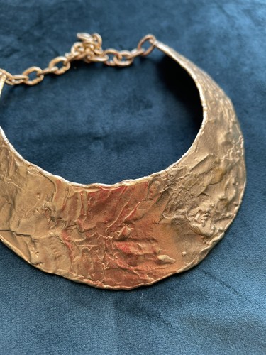 Collier plastron vintage biche - collier,