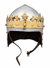 Casque de chevalier médiéval