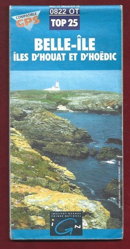 Carte ign serie bleue 0822 - bleue, .
