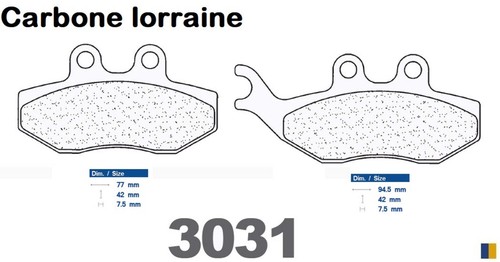 Plaquettes carbone lorraine - carbone, de