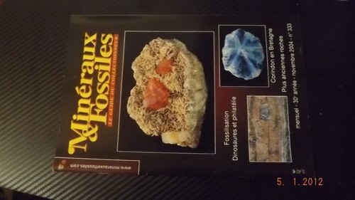 Revue mineraux fossiles - &,