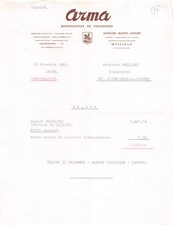 1965 MANUFACTURE DE CHAUSSURES ARMA A MUSSIDAN - M. DRILLAUX A SAINT JEAN DE