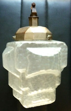 MAGNIFIQUE GLOBE VERRE GIVRE