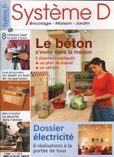 Système D n° 720 Le Béton s invite à la maison établi en bois le plan