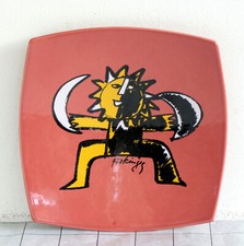 Paul FLICKINGER Assiette Collection " Eclipse " Lunéville Saint Clément