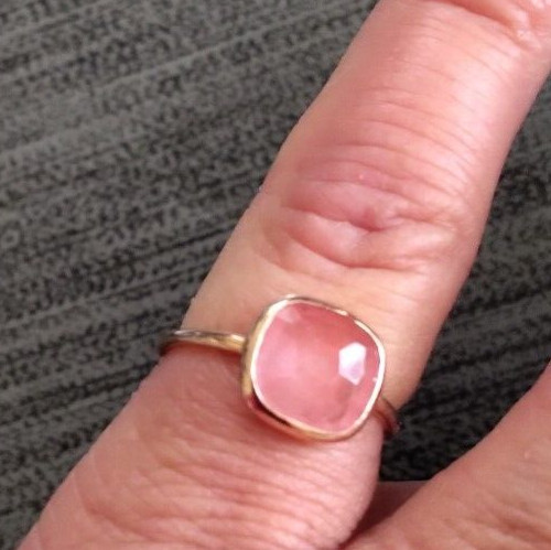 Bague vermeil 925 pierre - vermeil,