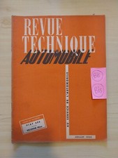 Revue technique fiat - fiat, n