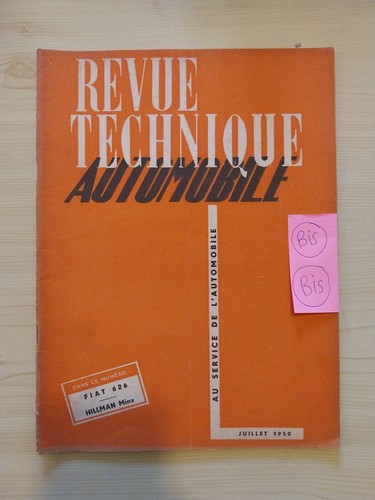 Revue technique fiat 626 - technique, n