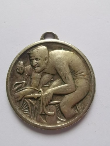 Médaille ancienne cycliste