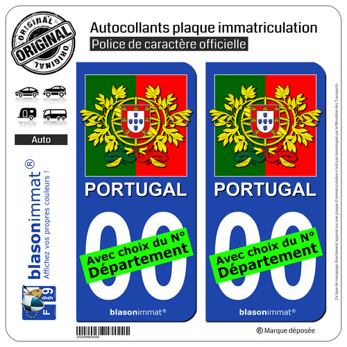 Stickers autocollant plaque - 2,