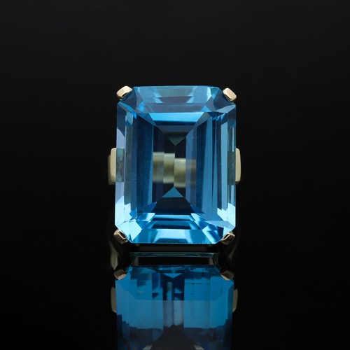 Bague topaze vintage ct - topaze,