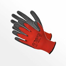 12 Paire Gants de Travail Gants de Jardinage Montage Taille 8 Rouge