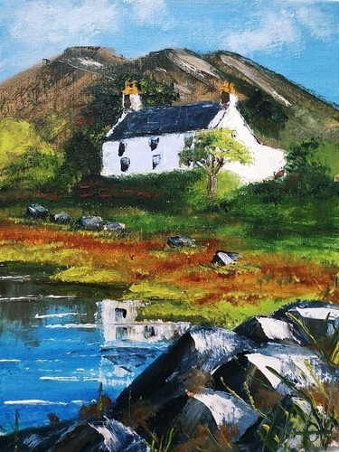 Ireland painting coast - painting,