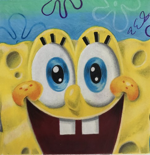 Spongebob artwork print - spongebob, artwork-print