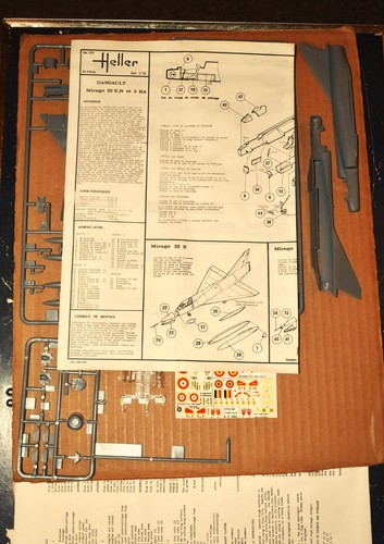 Heller dassault mirage iii r - iii, e.r