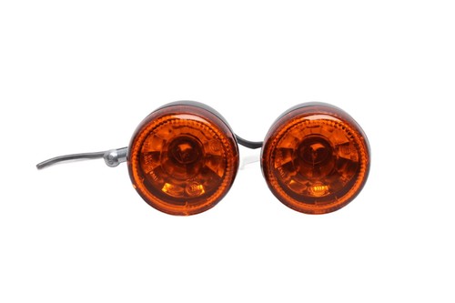 Paire clignotants ronds - clignotants,