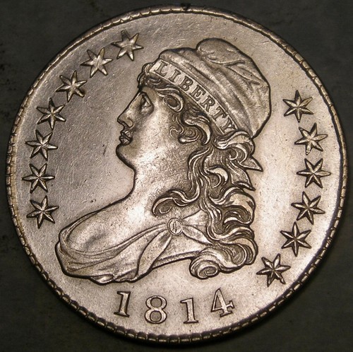 1814 capped bust letter edge - capped,