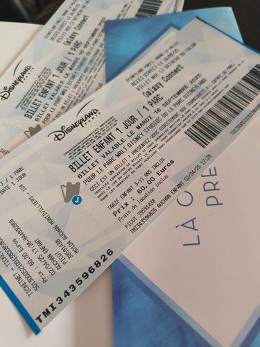 Place disneyland pour - le, mardi