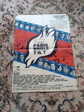 Affiche 1966 PARIS BRÛLE-T-IL