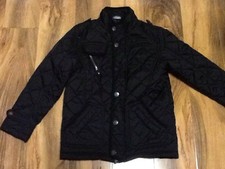 Veste d'école noire matelassée fille 7-8 ans (122-128 cm)