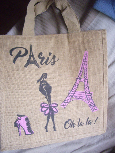 Sac courses naturel toile - sac, à