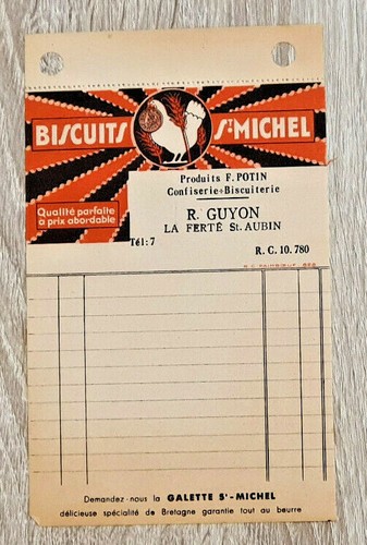 Ancienne facture vierge - ancienne,
