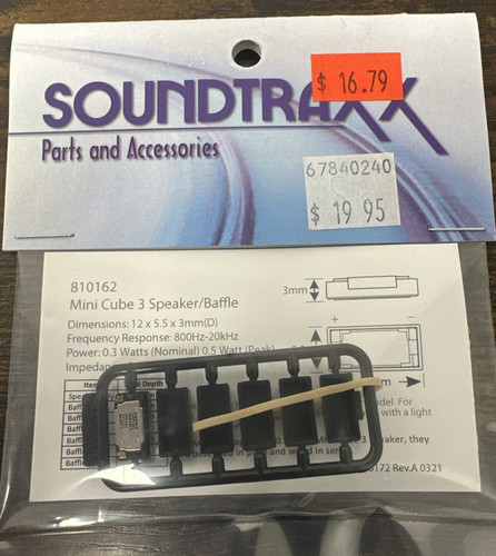 Soundtraxx 810162 mini cube - soundtraxx, 3