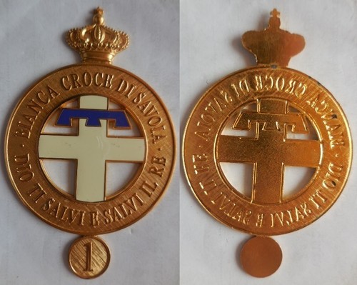 Grand blason blanc croix - croix, de