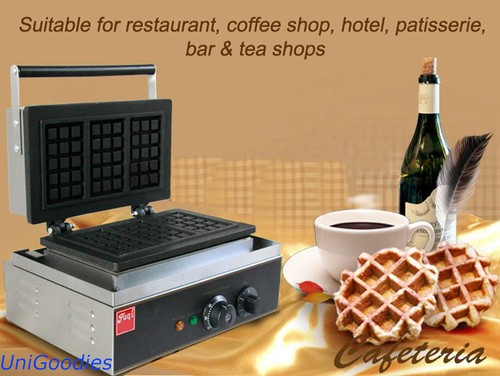 Waffle machine maker - waffle, pieces