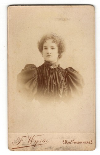 Cdv portrait femme - en, mode