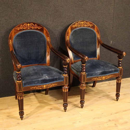Paire fauteuils anciens - fauteuils,