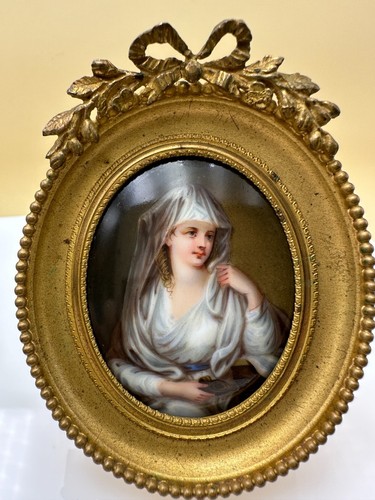 Ancien tableau miniature sur