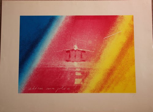 Jacques monory sérigraphie - monory,