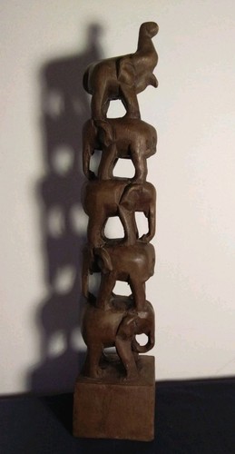Totem colonne éléphants - totem,