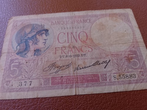 Billets france franc - billets,