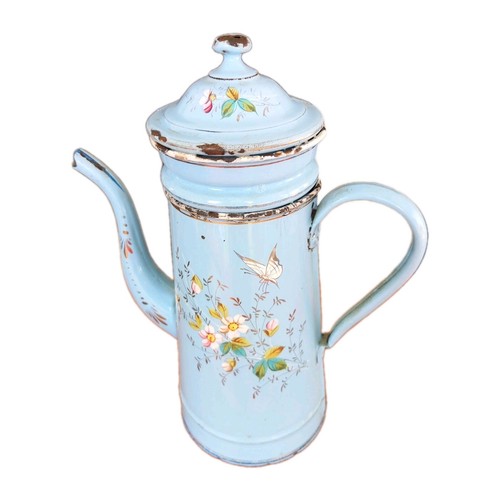 Ancienne cafetière tôle - en,