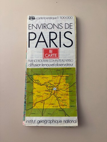Ancienne carte touristique - , ign
