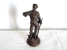 ANCIENNE SCULPTURE BRONZE "