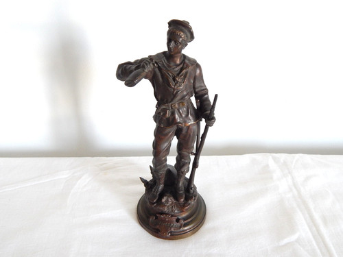 Ancienne sculpture bronze - bronze, "