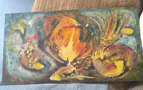 Bernard buffat tableau - bernard, huile