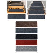 Tapis d'escalier antidérapant 76,2 x 20,3 cm pour marches en bois pour