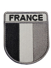 Ecusson france gris - ecusson,
