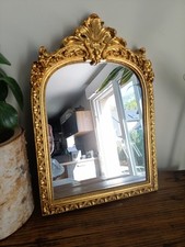 Miroir Mural Baroque Doré en