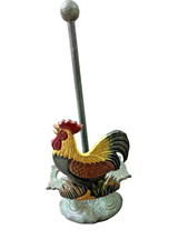 ANCIEN COQ EN FONTE FER FORGÉ